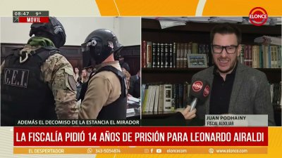 Fiscal&iacute;a pidi&oacute; 14 a&ntilde;os de prisi&oacute;n para Leonardo Airaldi y el decomiso de la estancia El Mirador